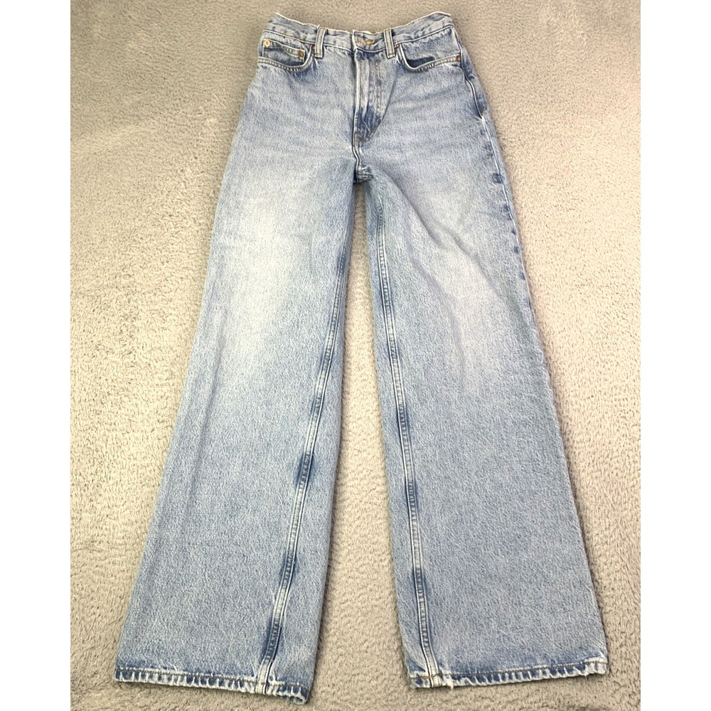 Samson Samson Jeans Womens Size 25 Waist 24 Rebecca High Rise Wide Leg Jeans